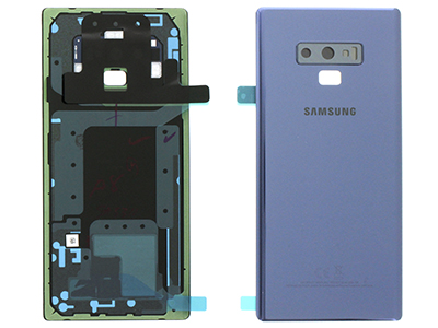 [SG00N9BCBO] Samsung Galaxy Note 9 Cover Batteria in vetro + Vetrino Camera + Adesivi Blu