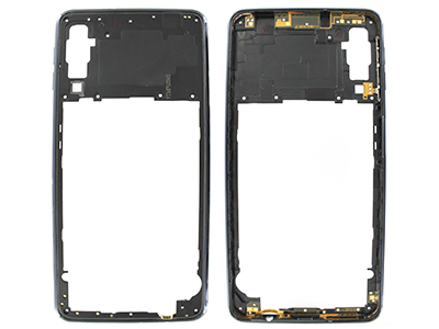 [SGA718BCNO] Samsung Galaxy A7 2018 Rear Cover + Tasti Volume Nero