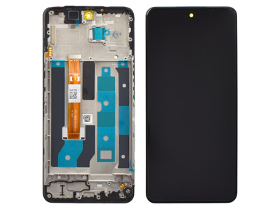 [RM012XDSO] Realme 12 X LCD + Touch Screen + Frame + Switch Tasti Laterali Black