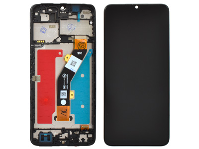 [ZB0A34DSC] ZTE Blade A34 LCD + Touch Screen + Frame + Switch Tasti Laterali Black