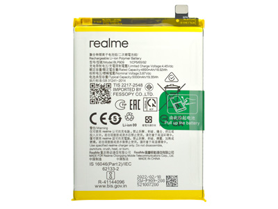[RM0095BTO] Realme REALME 9 5G BATTERIA ORIGINALE