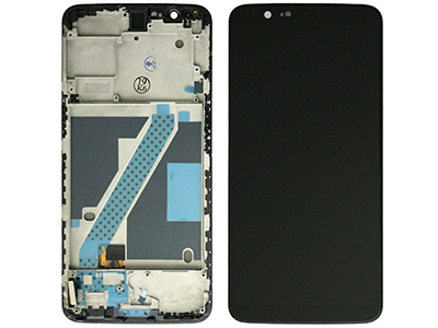 [ONOP5TDSC] OnePlus 5T LCD + Touch screen + Frame Nero