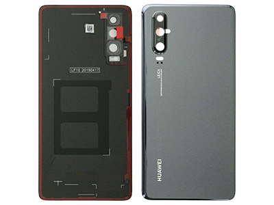 [HW0P30BCNO] Huawei P30 Cover Batteria + Vetrino Camera Nero