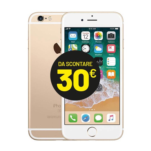 [APPIP632R31] Apple iPhone 6 (32 GB) Oro - Grado Estetico: Buono - Batteria Nuova