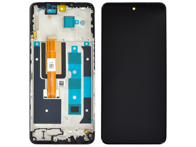 [XLR125DSO] Realme Realme 12 5G LCD + Touch Screen + Frame + Switch Tasti Laterali Black