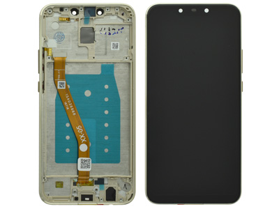 [HWM20LDSC] Huawei Mate 20 Lite LCD + Touch Screen + Frame + Tasti Laterali Gold