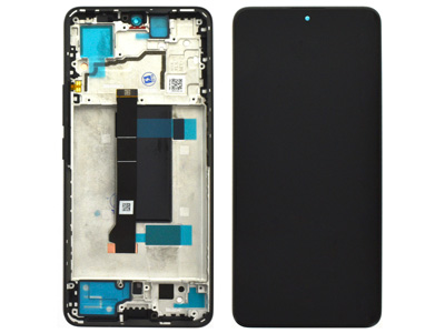 [XRN13PDSNC] Xiaomi REDMI NOTE 13 PRO 5G Lcd + Touch screen + Frame + Tasto Volume Midnight Black