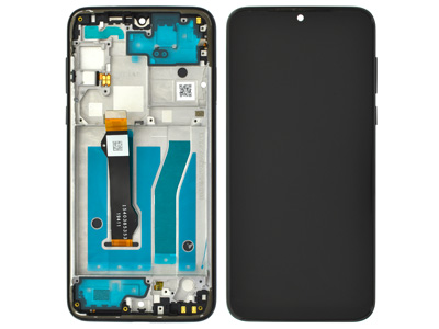 [MTMG8PDSO] Motorola MOTO G8 PLUS Lcd + Touch Screen + Frame + Tasti Laterali Graphene Blue