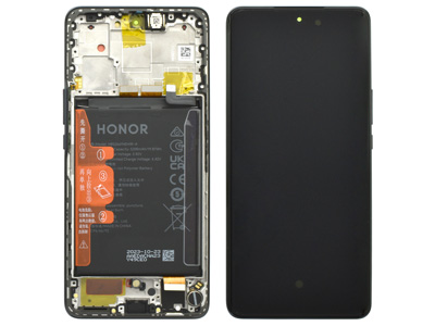 [HN0M6LDSO] Honor MAGIC 6 LITE 5G Lcd + Touch Screen + Frame + Batteria Midnight Black