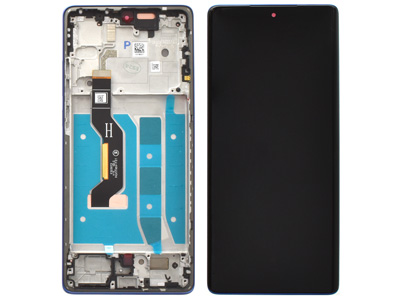 [MTG855DSO] Motorola MOTO G85 5G Lcd + Touch Screen + Frame Cobalt Blue