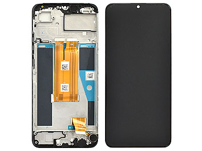 [RM0C63DSO] Realme C63 Lcd + Touch Screen + Frame + Switch Tasti Laterali Black