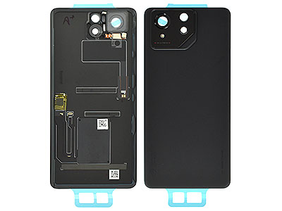 [ARP8PBKVBO] Asus ROG PHONE 8 PRO Cover Batteria + Vetrino Camera + Adesivi Phantom Black