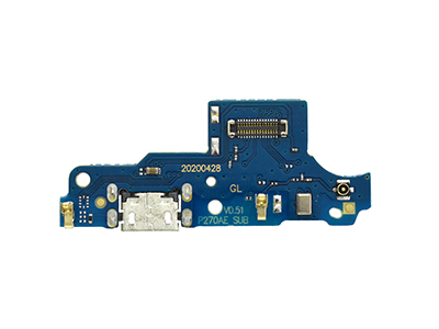 [MTME7PCRC] Motorola MOTO E7 PLUS Sub Board + Plug In + Microfono