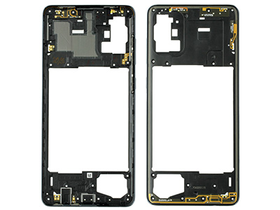 [SG0A71RCO] Samsung Galaxy A71 Rear Cover + Tasti Laterali Nero