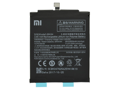 [XR005ABTO] Xiaomi REDMI 5A BATTERIA ORIGINALE