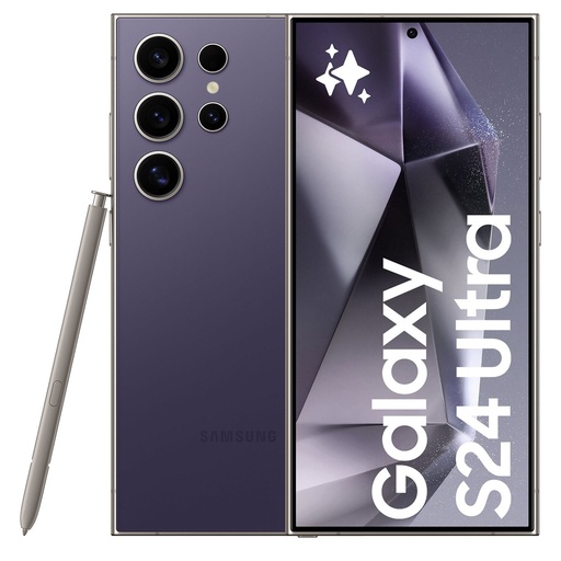 [SAMGALS24ULT5G256TTNVL33] Samsung Galaxy S24 Ultra 5G (256 GB) Titanio Viola - Grado Estetico: Buono - Batteria Standard