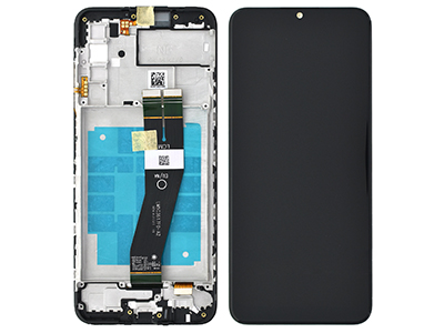 [SGA03SDSON] Samsung Galaxy A03S Service Pack LCD + Touchscreen + Frame + Switch Tasti Laterali - Nero GH81 - 21233A