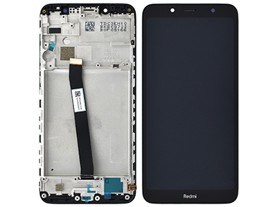 [XR007ADSON] Xiaomi Redmi 7A Service Pack LCD + Touchscreen + Frame Black Nero 