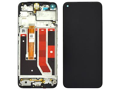 [OPOA53DSOO] Oppo A53 Service Pack LCD + Touch + Frame + Altoparlante Black