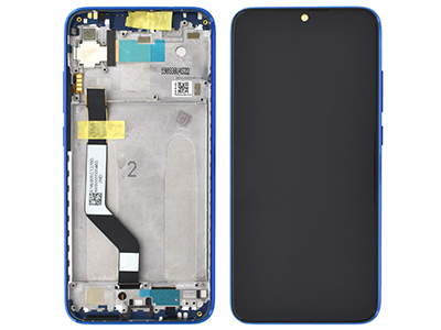 [XMXRN7DSO] Xiaomi Redmi Note 7 Service Pack LCD + Touch Screen + Frame + Tasti Laterali Black - 5610100140C7