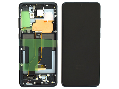 [SGS20PDSON] Samsung Galaxy S20 Plus - Service Pack LCD + Touchscreen + Altoparlante Cosmic Black GH82 - 22134A