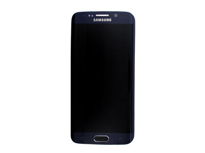 [SGS6EDSON] Samsung Galaxy S6 Edge - Service Pack LCD + Touchscreen + Frame + Tasto Home Completo Nero GH97 - 17162A