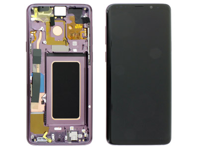 Samsung Galaxy S9 Plus LCD + Touchscreen + Altoparlante + Tasti Laterali Lilac Purple  (ECOSTORE)