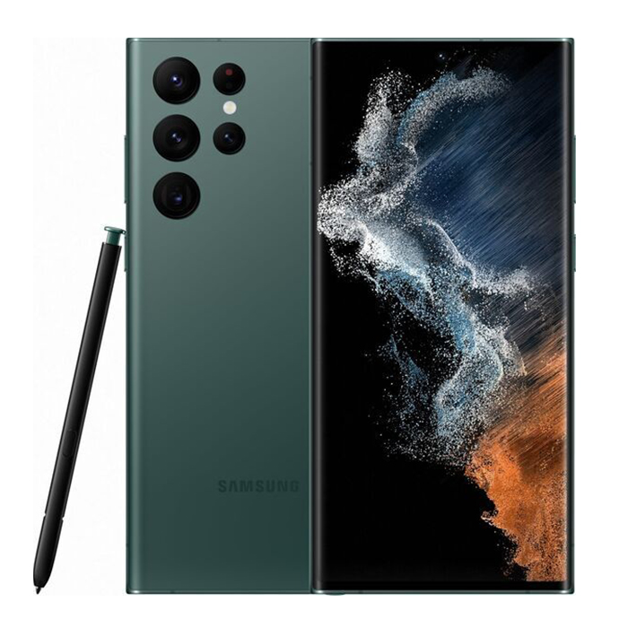 Samsung Galaxy S22 Ultra 5G (256 GB) Verde - Grado estetico: Ottimo - Batteria Standard