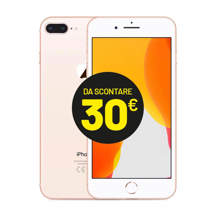 Apple iPhone 8 Plus (64 GB) Oro - Grado estetico: Buono - Batteria Nuova