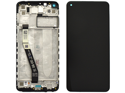 Xiaomi Redmi Note 9 Service Pack LCD + Touch Screen + Frame Nero