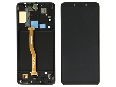 Samsung Galaxy A9  LCD + Touchscreen + Frame + Altoparlante Nero  (ECOSTORE)