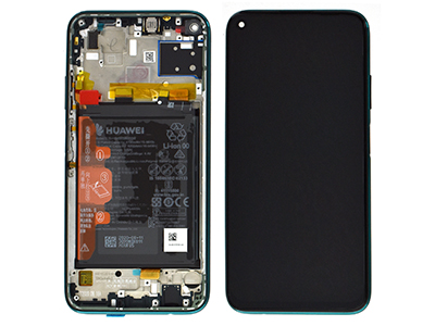 Huawei P40 Lite LCD + Touchscreen + Frame Verde ( ECOSTORE)