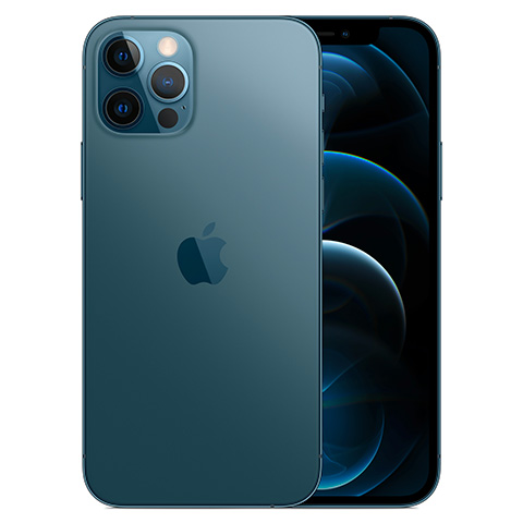 Apple iPhone 12 Pro (128 GB) Blu Pacifico - Grado Estetico: Buono - Batteria Oltre 85%