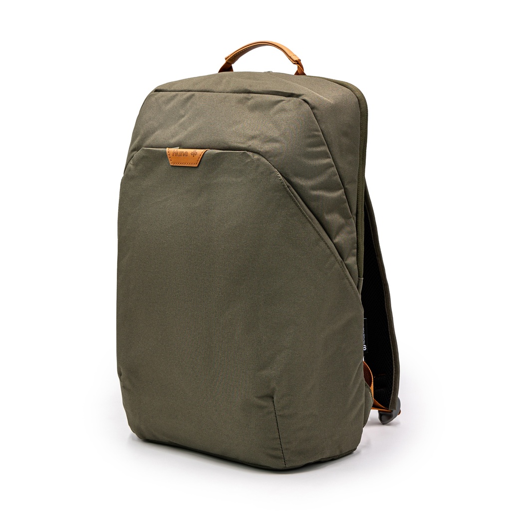 Zaino Hune in tessuto RPET - Colore verde foresta