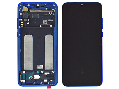 Xiaomi MI 9 Lite LCD + Touchscreen + Frame + Tasti Laterali Aurora Blue (ECOSTORE)