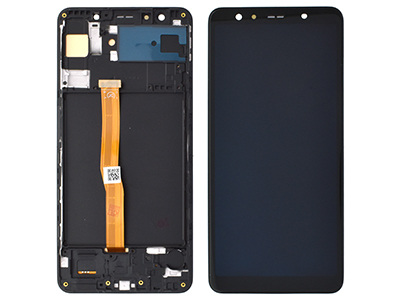 Samsung Galaxy A7 (2018) LCD + Touchscreen Nero (ECOSTORE) 
