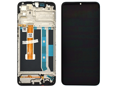 Oppo A15 LCD + Touchscreen + Frame Nero (ECOSTORE)