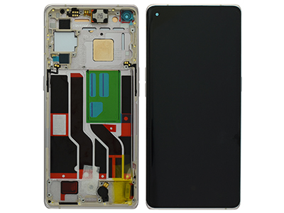 Oppo X3 NEO LCD + Touchscreen + Frame Silver (ECOSTORE)