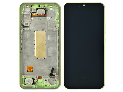 Samsung Galaxy A34 5G LCD + Touchscreen + Frame Awesome Lime (ECOSTORE)