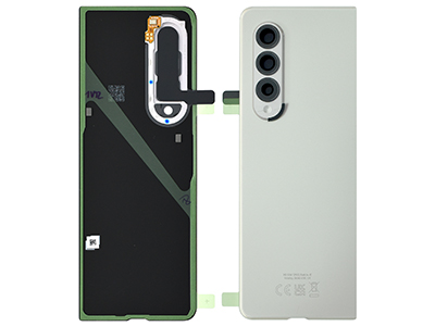 Samsung Galaxy Z Fold 3 5G Cover Batteria + Vetrino Camera + Adesivi + Microfono Phantom Silver (ECOSTORE)
