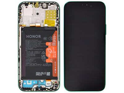Honor HONOR X8B LCD + Touch Screen + Frame + Tasti Volume Glamorous Green ( ECOSTORE)