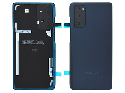 Samsung Galaxy S20 FE Cover Batteria + Vetrino Camera + Adesivi Cloud Navy (ECOSTORE)