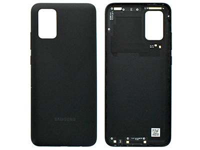 Samsung Galaxy A02S Cover Batteria + Tasti Laterali Black (ECOSTORE)