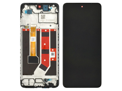 Oppo A 58 LCD + Touchscreen + Frame Nero (ECOSTORE)