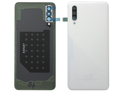 Samsung Galaxy A30 S Cover Batteria + Vetrino Camera + Adesivo Bianco (ECOSTORE)