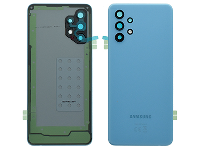 Samsung Galaxy A32 Cover Batteria + Cover Camera completo + Adesivi Awesome Blue (ECOSTORE)