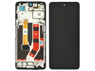 OnePlus Nord CE 3 Lite 5G LCD + Touch screen + Frame + Swich Tasti Laterali + Altoparlante Black (ECOSTORE)