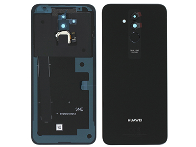 Huawei Mate 20 Lite Cover Batteria + Vetrino Camera + Lettore Impronta Nero ( ECOSTORE)
