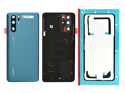 Huawei P30 Pro Cover Batteria + Vetrino Camera Mystic Blue ( ECOSTORE)