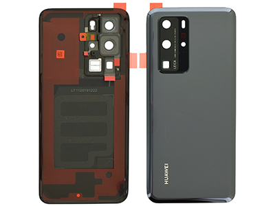 Huawei P40 Pro Cover Batteria + Vetrino Camera + Adesivi Black ( ECOSTORE)